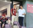 Invitați-surpriză în tribune la Rapid - CFR Cluj / FOTO: Ionuț Iordache (GSP.ro)