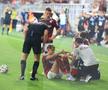 Albion Rrahmani a ieșit accidentat în Rapid - CFR Cluj 2-2. Foto: Ionuț Iordache (GSP)