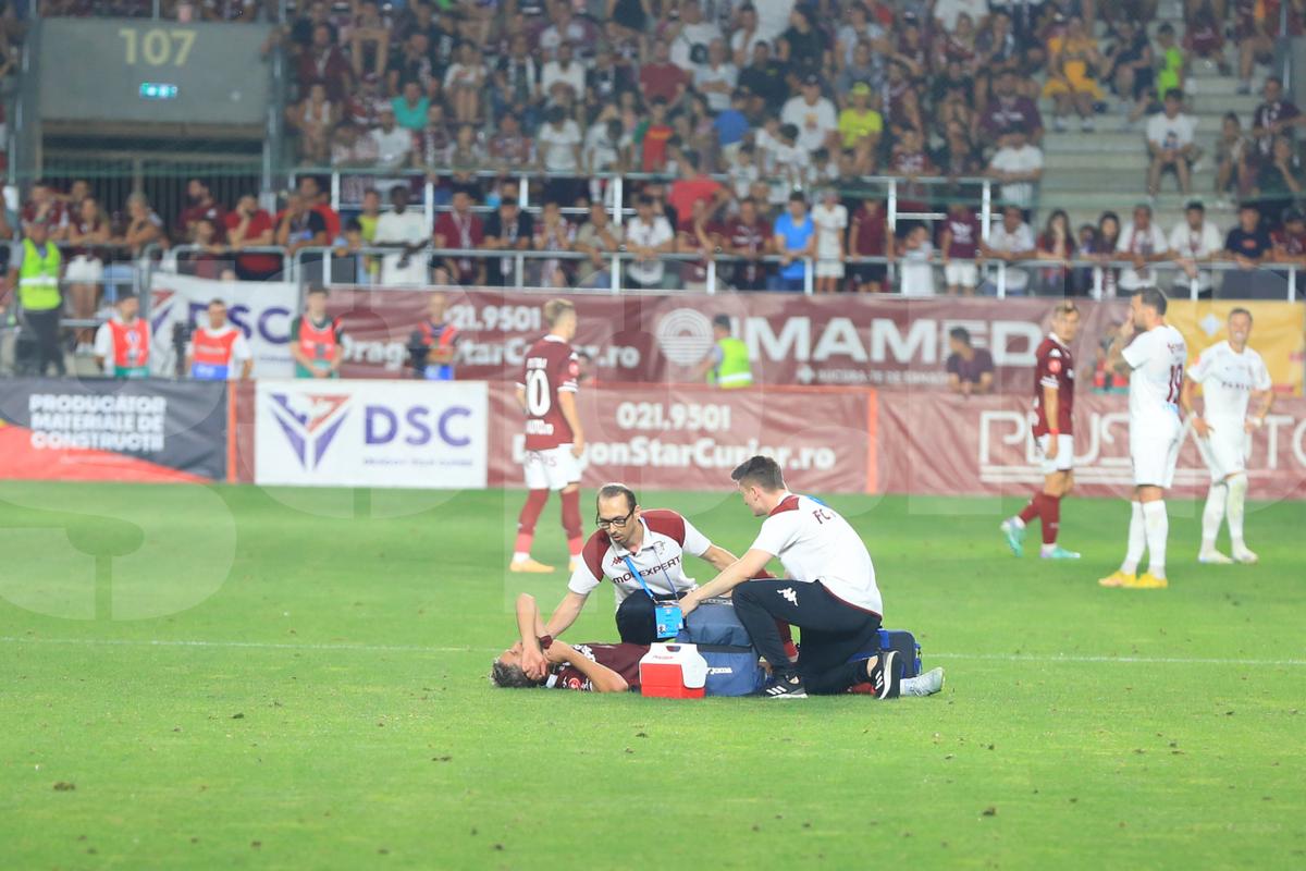 Albion Rrahmani a ieșit accidentat de pe teren
