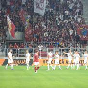 Daniel Bîrligea s-a bucurat ostentativ la golul din Rapid - CFR Cluj / Foto: Ionuț Iordache