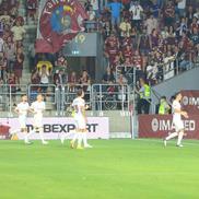 Daniel Bîrligea s-a bucurat ostentativ la golul din Rapid - CFR Cluj / Foto: Ionuț Iordache