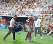 Albion Rrahmani a ieșit accidentat în Rapid - CFR Cluj 2-2. Foto: Ionuț Iordache (GSP)