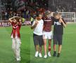 Albion Rrahmani a ieșit accidentat în Rapid - CFR Cluj 2-2. Foto: Ionuț Iordache (GSP)