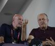 Mauro Pederzoli și Dan Șucu, în pauza meciului Rapid - CFR Cluj/ FOTO: Ionuț Iordache (GSP)