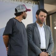 Angelescu și Maftei, la Rapid - CFR Cluj/ foto Ionuț Iordache (GSP)