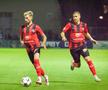 Două nou-promovate sunt în subsolul clasamentului: FK Csikszereda cu doi sponsori...