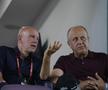 Mauro Pederzoli și Dan Șucu, în pauza meciului Rapid - CFR Cluj/ FOTO: Ionuț Iordache (GSP)