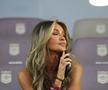 Diana Munteanu a fost prezentă la meciul Rapid - CFR Cluj. Foto: Ionuț Iordache (GSP.RO)