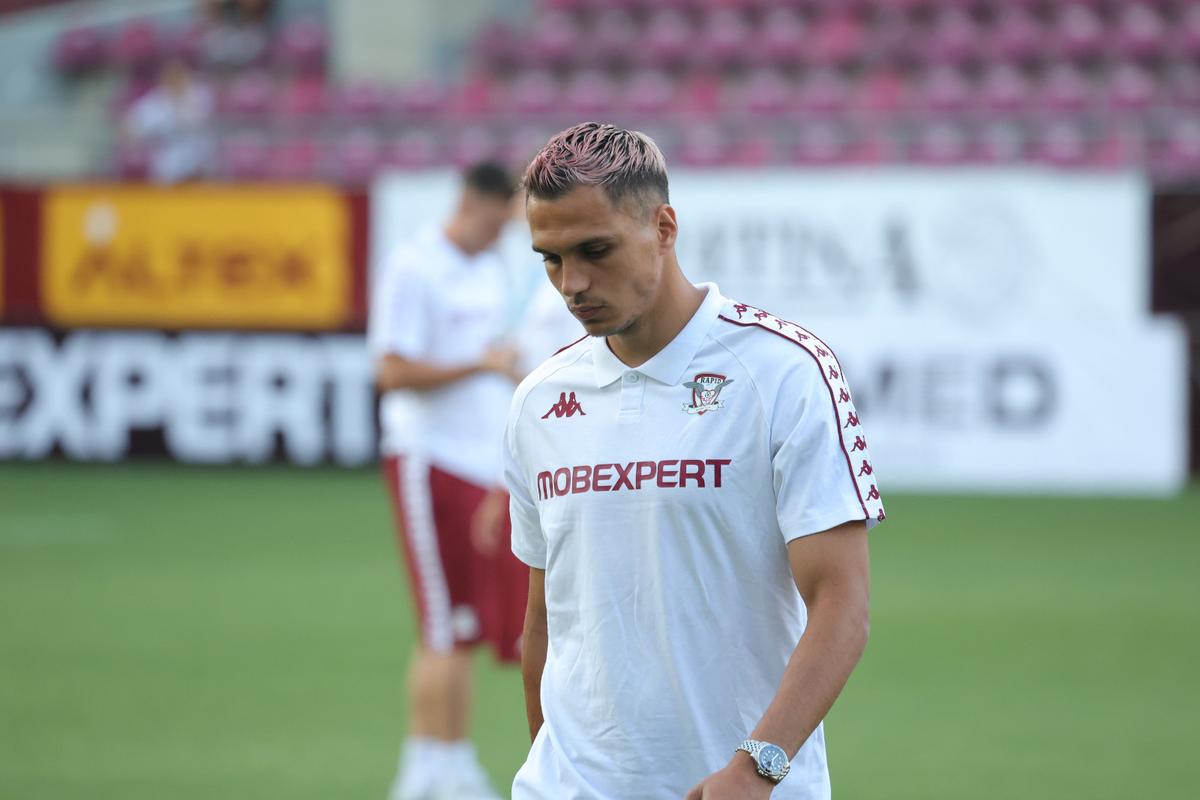 Imagini de pe gazon înainte de Rapid - CFR Cluj/ foto: Ionuț Iordache (GSP)