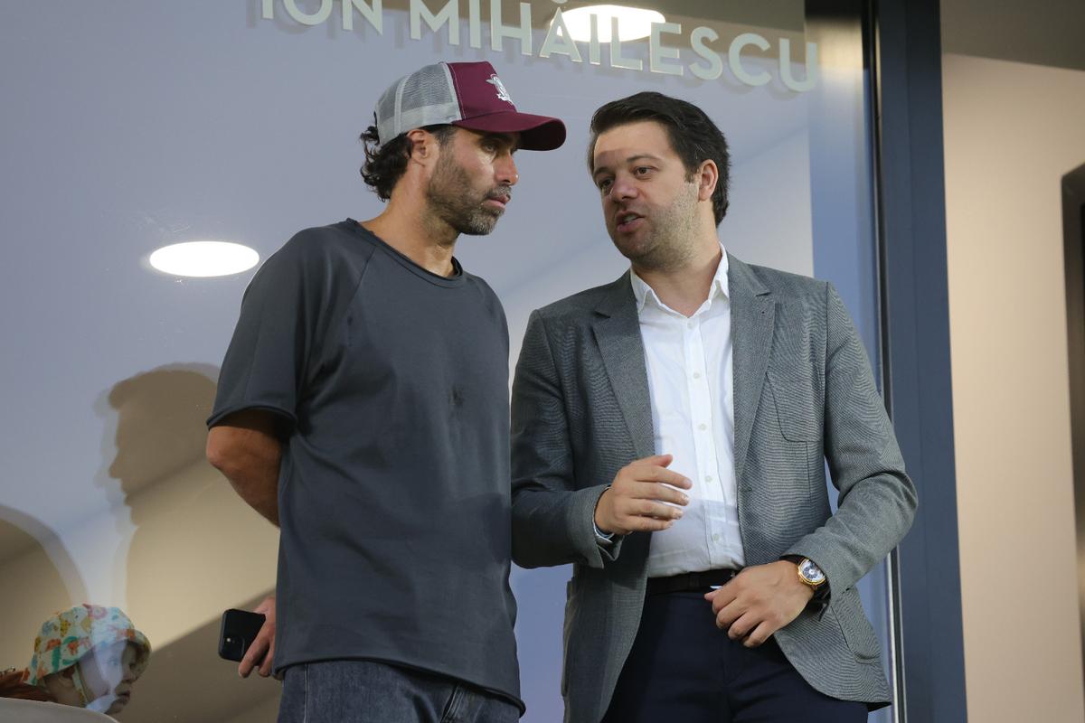 Dan Șucu, Angelescu și Maftei, la Rapid - CFR Cluj