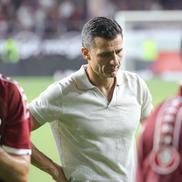 Costel Gâlcă, la finalul meciului Rapid - CFR Cluj. Foto: Ionuț Iordache GSP