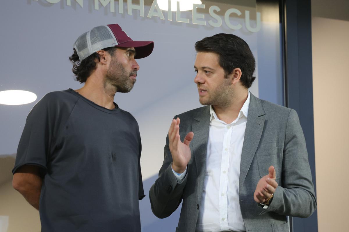 Dan Șucu, Angelescu și Maftei, la Rapid - CFR Cluj