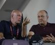 Mauro Pederzoli și Dan Șucu, în pauza meciului Rapid - CFR Cluj/ FOTO: Ionuț Iordache (GSP)