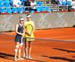 Jill Teichman și Irina Begu înaintea finalei de la UniCredit Iași Open FOTO Roxana Fleșeru