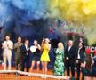 Irina Begu și Jil Teichmann cu trofeele la festivitatea de premiere de la UniCredit Iași Open FOTO Roxana Fleșeru