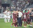 Tobias Christensen și Alex Dobre au intrat în conflict în meciul dintre Rapid și CFR Cluj. Foto: Ionuț Iordache GSP