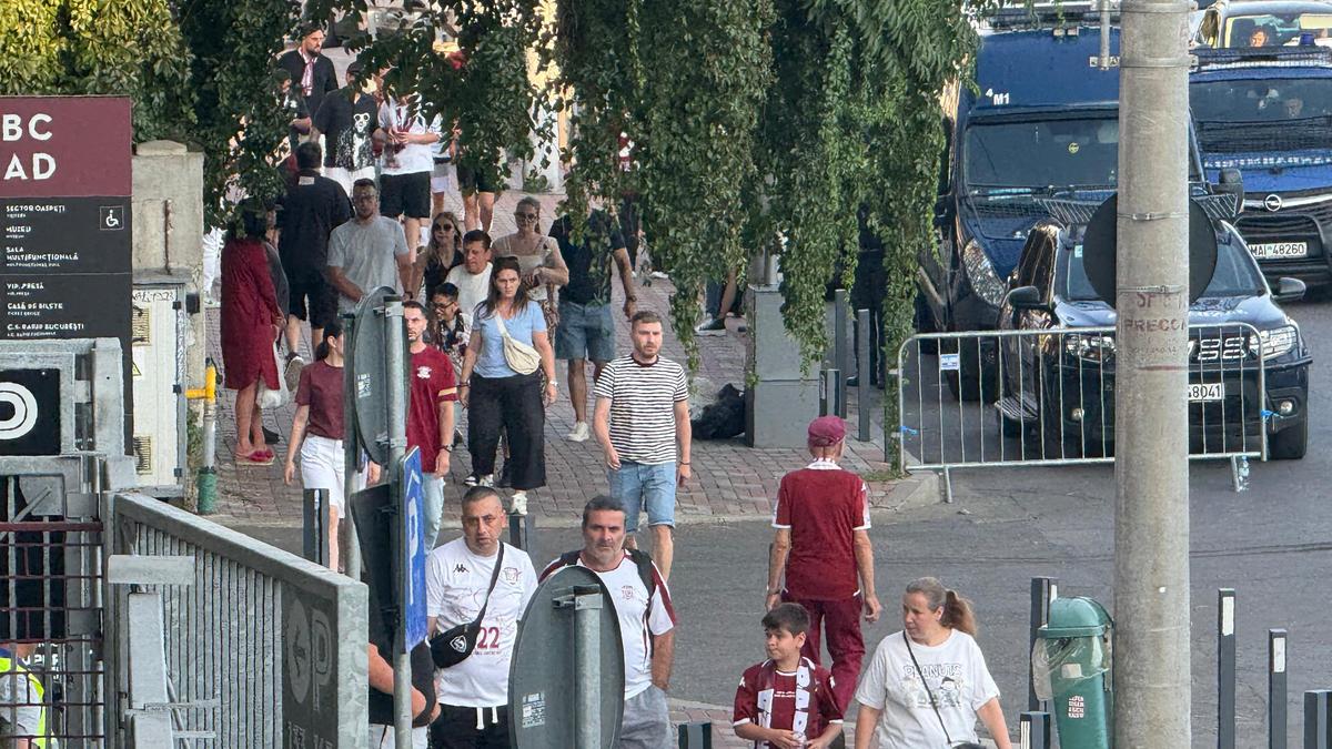 Imagini înainte de Rapid - CFR Cluj