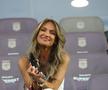 Diana Munteanu a fost prezentă la meciul Rapid - CFR Cluj. Foto: Ionuț Iordache (GSP.RO)