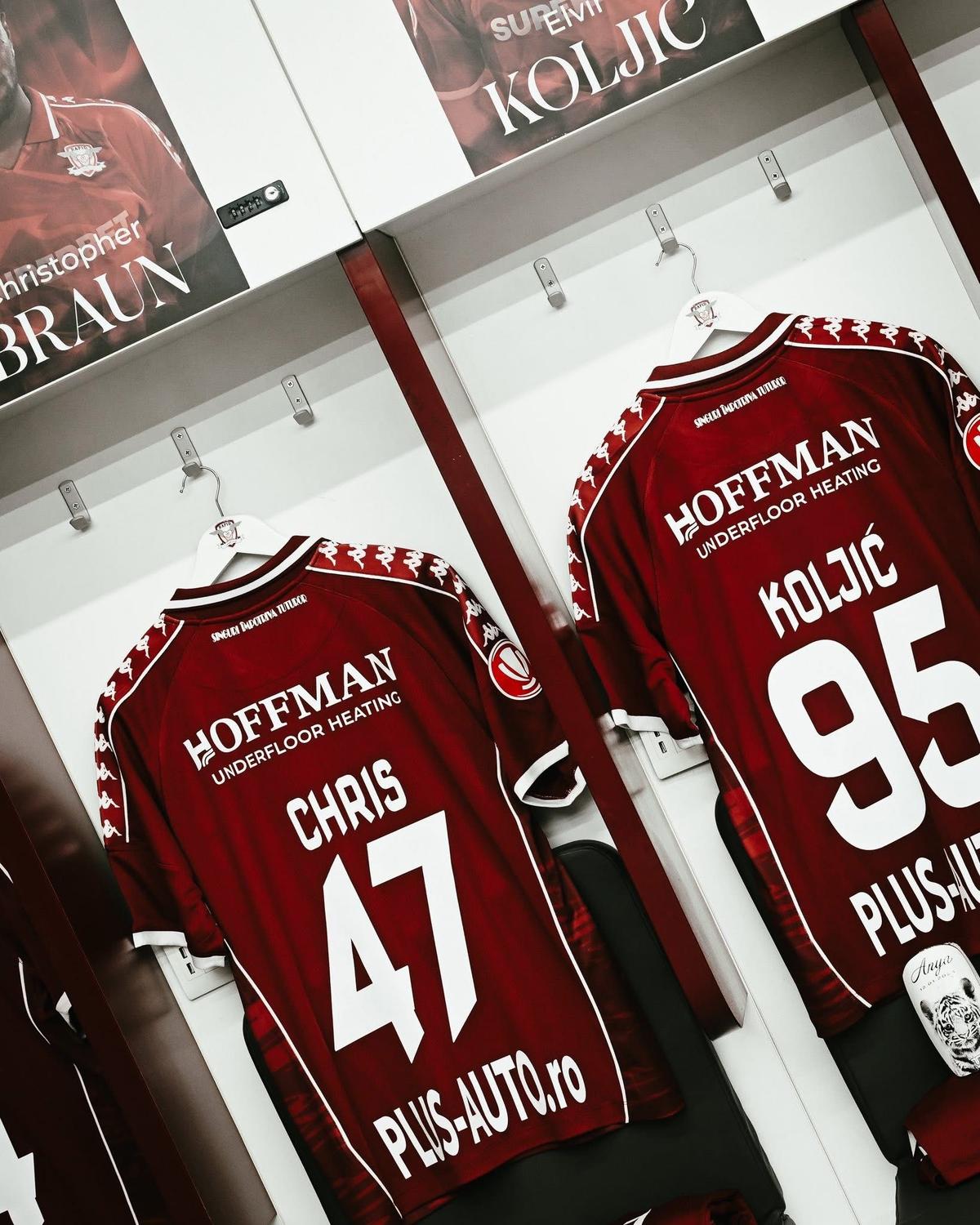 Rapid are un nou sponsor pe tricou la meciul cu CFR Cluj