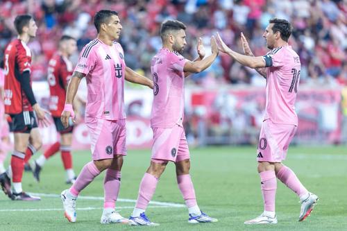 Inter Miami a înregistrat o victorie impresionantă, scor 5-1, împotriva echipei New York Red Bulls, într-un meci din sezonul regulat al Major League Soccer. Foto: Imago Images