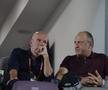 Mauro Pederzoli și Dan Șucu, în pauza meciului Rapid - CFR Cluj/ FOTO: Ionuț Iordache (GSP)