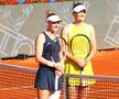 Jill Teichman și Irina Begu înaintea finalei de la UniCredit Iași Open FOTO Roxana Fleșeru