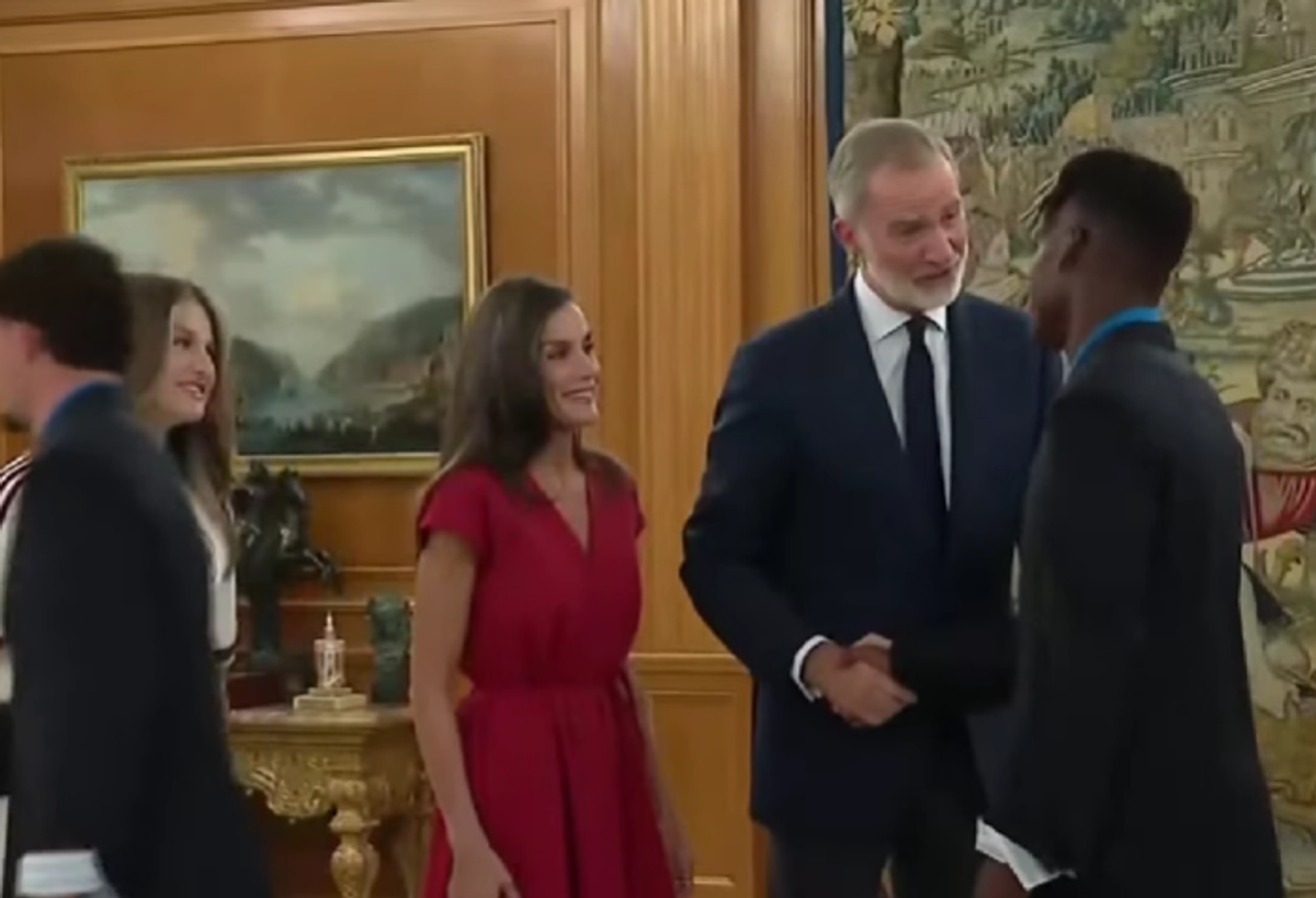 Jucătorii Spaniei, întâlnire cu Regele Felipe