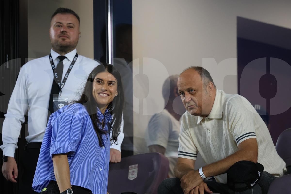 Sorana Cîrstea, prezentă în loja lui Dan Șucu, la Rapid - Sepsi, 20.07.2026 // foto: Ionuț Iordache (GSP)