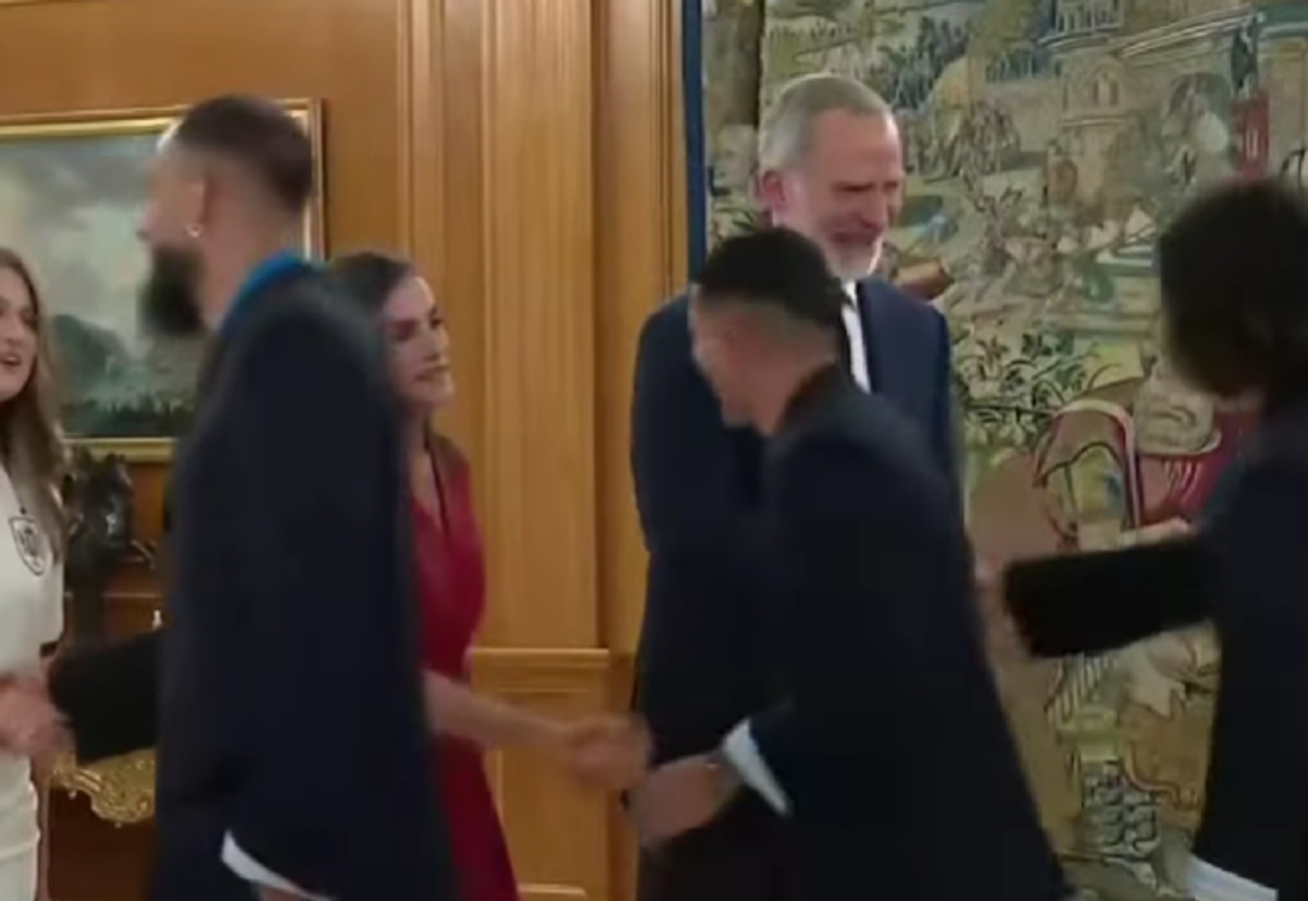 Jucătorii Spaniei, întâlnire cu Regele Felipe