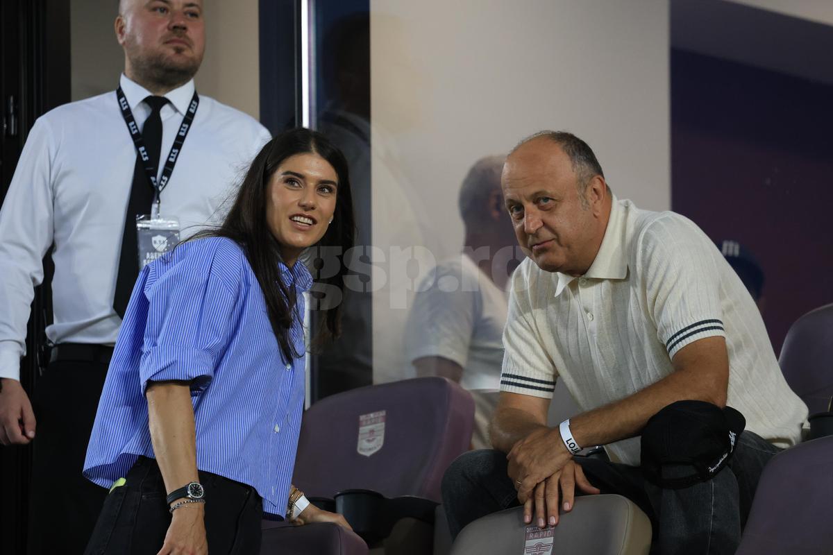 Sorana Cîrstea, prezentă în loja lui Dan Șucu, la Rapid - Sepsi, 20.07.2026 // foto: Ionuț Iordache (GSP)