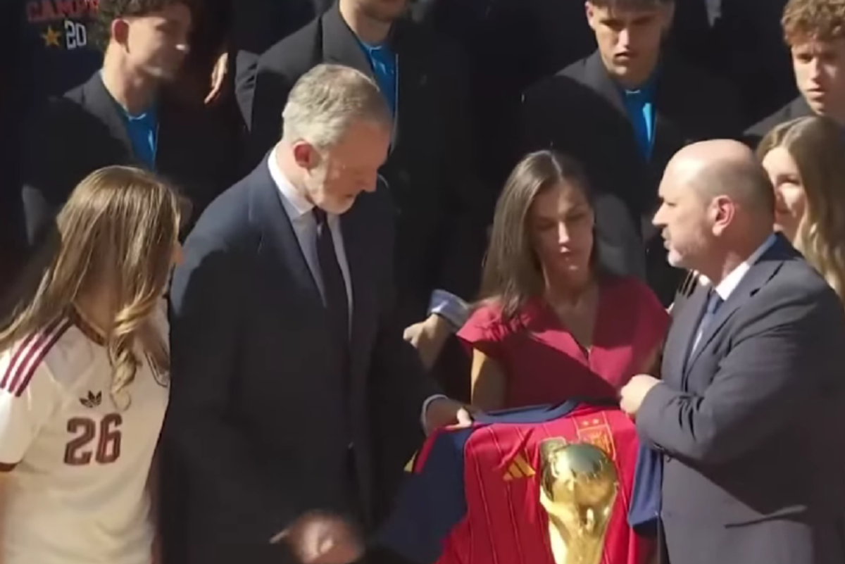 Jucătorii Spaniei, întâlnire cu Regele Felipe
