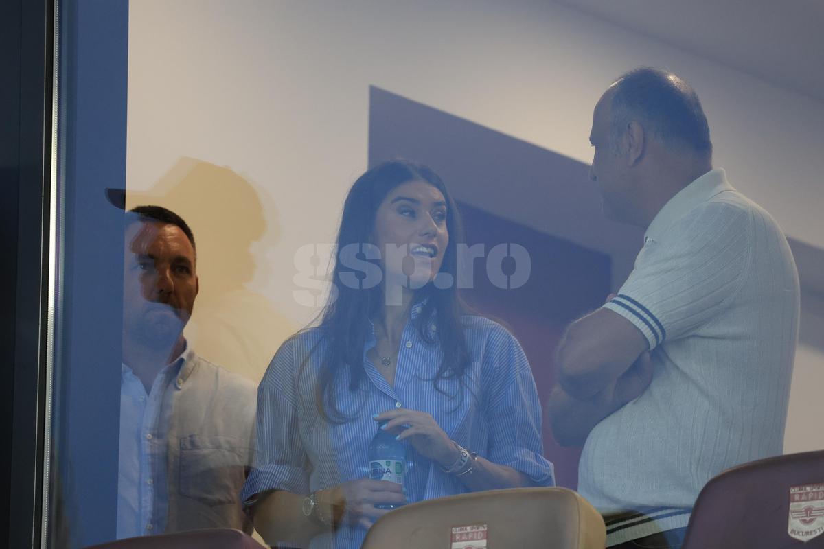 Sorana Cîrstea, prezentă în loja lui Dan Șucu, la Rapid - Sepsi, 20.07.2026 // foto: Ionuț Iordache (GSP)