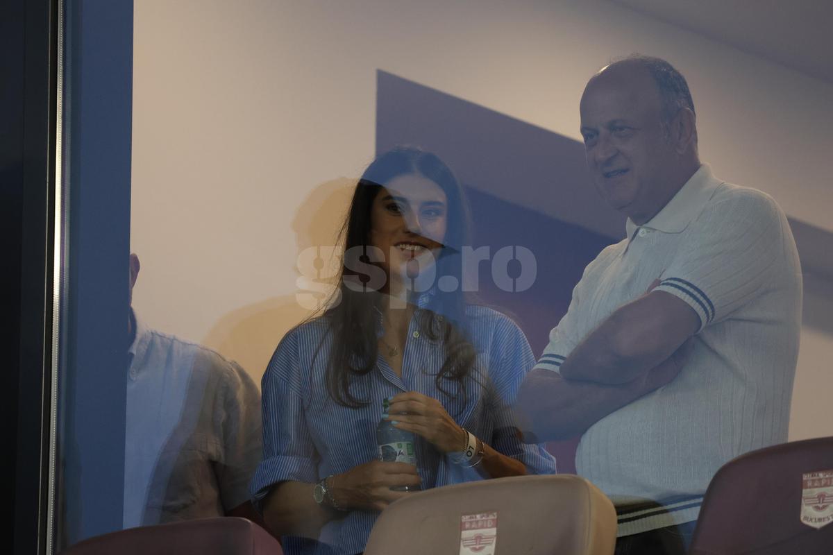 Sorana Cîrstea, prezentă în loja lui Dan Șucu, la Rapid - Sepsi, 20.07.2026 // foto: Ionuț Iordache (GSP)