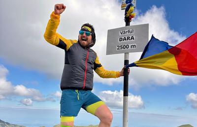 Alpinistul Adrian Ahrițculesei, 40 de ore și 30 de minute pentru cele mai înalte 14 vârfuri din România