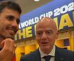 Rodri și Gianni Infantino, în vestiarul Spaniei / Sursă foto: Captură X
