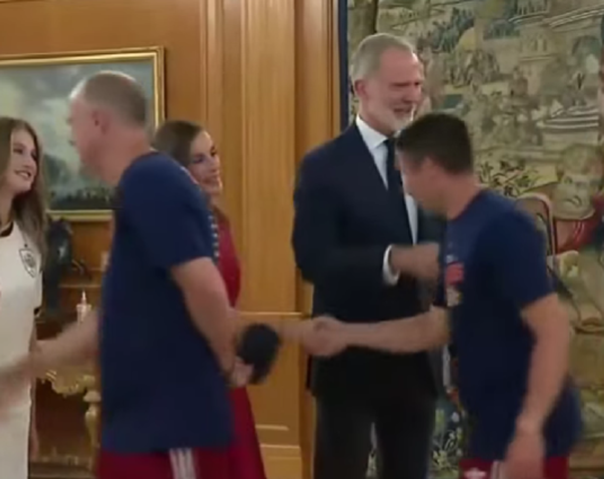 Jucătorii Spaniei, întâlnire cu Regele Felipe