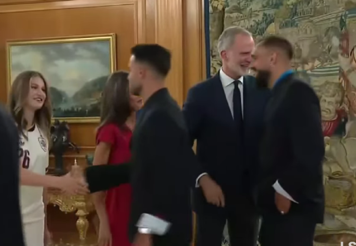Jucătorii Spaniei, întâlnire cu Regele Felipe
