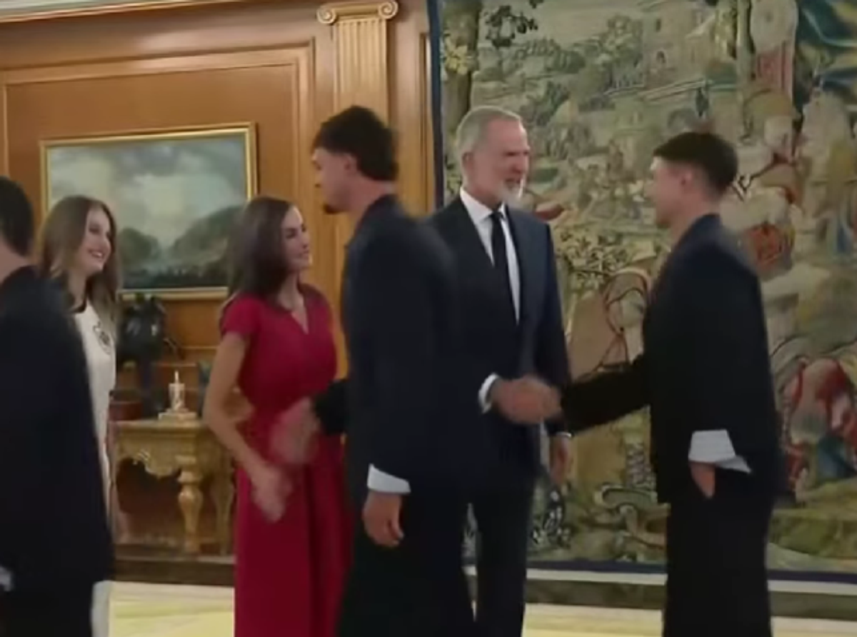 Jucătorii Spaniei, întâlnire cu Regele Felipe