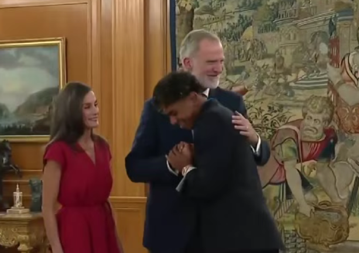 Jucătorii Spaniei, întâlnire cu Regele Felipe