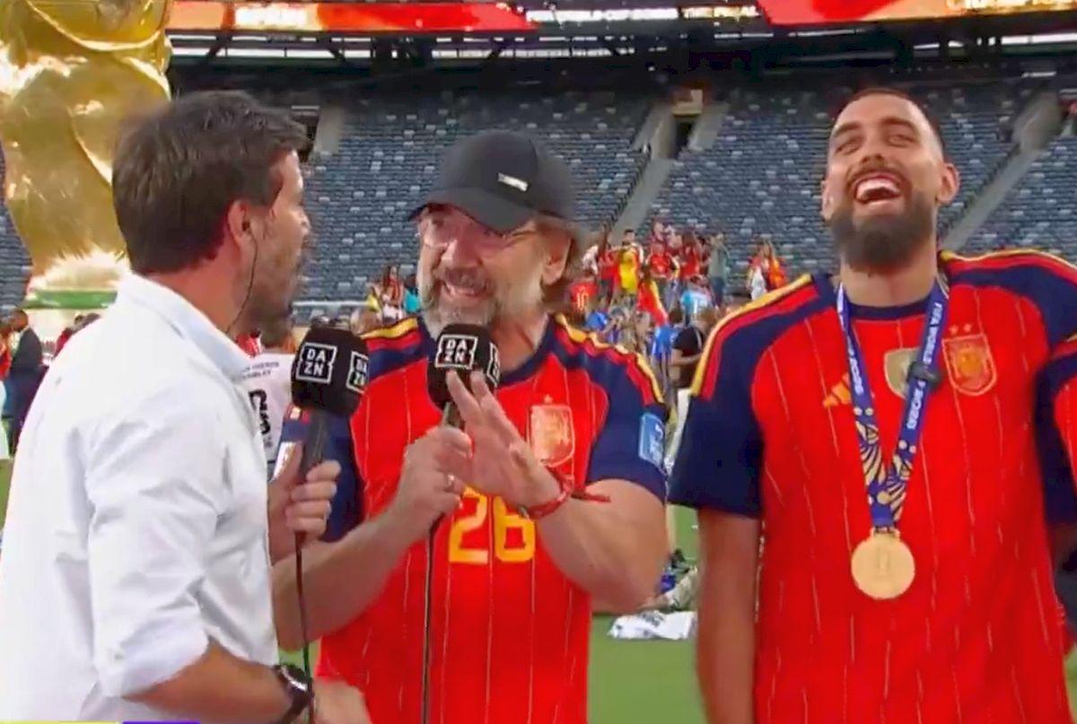 Javier Bardem a sărbătorit braț la braț cu jucătorii Spaniei și a criticat Argentina: „E vorba de fair-play”