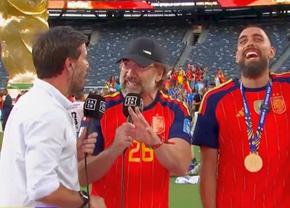 Javier Bardem a sărbătorit braț la braț cu jucătorii Spaniei și a criticat Argentina: „E vorba de fair-play”