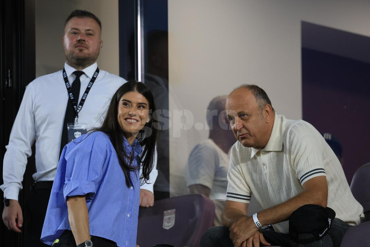 Sorana Cîrstea, prezentă în loja lui Dan Șucu, la Rapid - Sepsi, 20.07.2026 // foto: Ionuț Iordache (GSP)