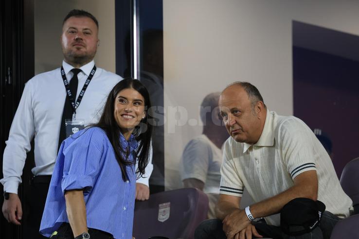 Sorana Cîrstea, prezentă în loja lui Dan Șucu, la Rapid - Sepsi, 20.07.2026 // foto: Ionuț Iordache (GSP)
