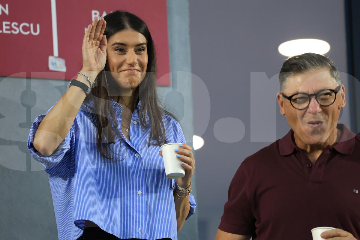Sorana Cîrstea, prezentă în loja lui Dan Șucu, la Rapid - Sepsi, 20.07.2026 // foto: Ionuț Iordache (GSP)
