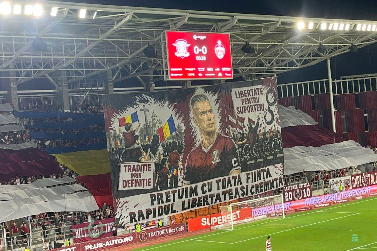 Daniel Pancu, erou la revenirea în Giulești » Cum l-a primit galeria