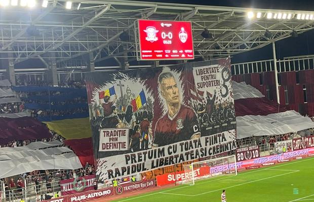 Daniel Pancu, erou la revenirea în Giulești » Cum l-a primit galeria