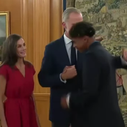 Jucătorii Spaniei, întâlnire cu Regele Felipe
