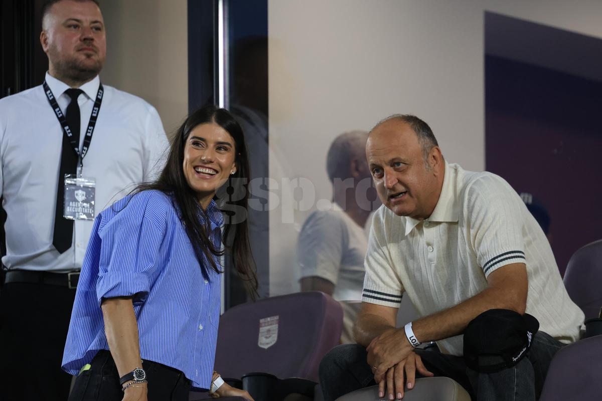 Sorana Cîrstea, prezentă în loja lui Dan Șucu, la Rapid - Sepsi, 20.07.2026 // foto: Ionuț Iordache (GSP)