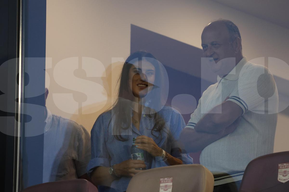 Sorana Cîrstea, prezentă în loja lui Dan Șucu, la Rapid - Sepsi, 20.07.2026 // foto: Ionuț Iordache (GSP)
