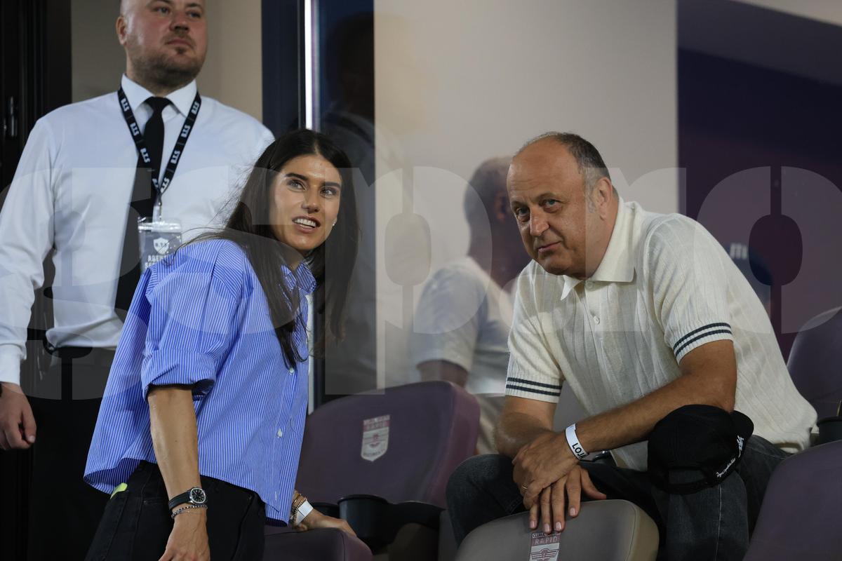 Sorana Cîrstea, prezentă în loja lui Dan Șucu, la Rapid - Sepsi, 20.07.2026 // foto: Ionuț Iordache (GSP)